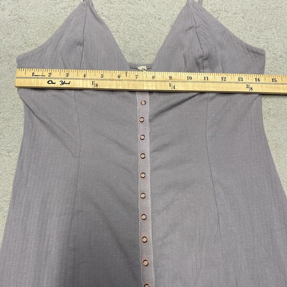 Intimately Free People Dress Medium Purple Make It Snappy Midi‎ Sleeveless Read - Picture 2 of 8